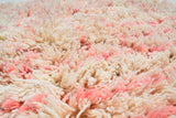 Pink line shaggy Rug