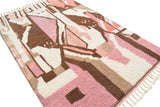Pink Perfection - Handmade Moroccan Rug with a New Pink Design - Add a pop of color to your home