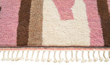Pink Perfection - Handmade Moroccan Rug with a New Pink Design - Add a pop of color to your home
