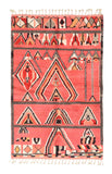 Pink Red Handmade Rug
