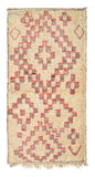 Pink Vintage Rug | Vintage Rug Carpet Moroccan Design | Illuminate Collective