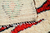 Red And Green Rug | Vintage Moroccan Rug