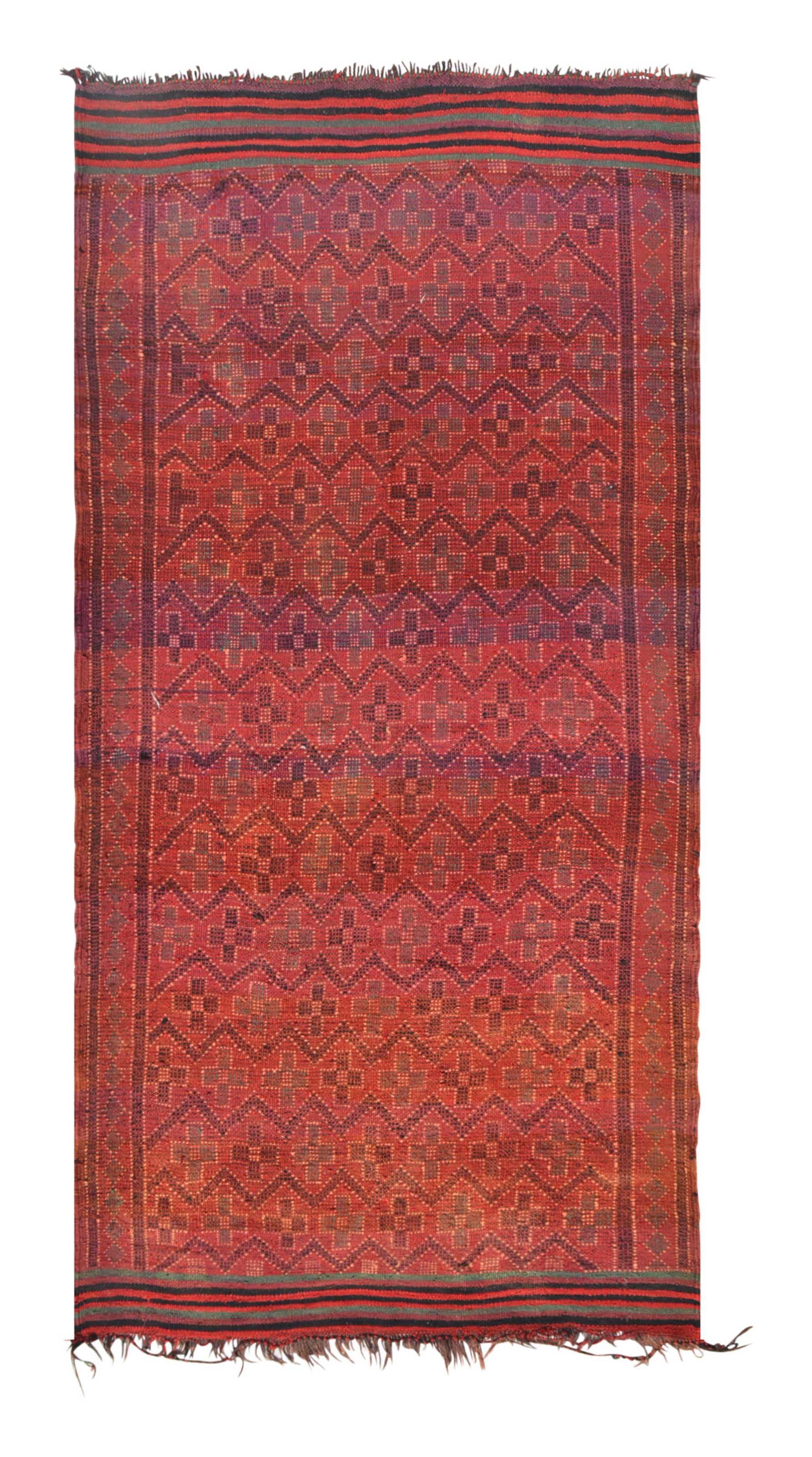 Red Vintage Moroccan Rug