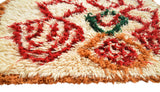 Red Vintage Rug for Sale | Faded Vintage Rugs | Genuine Vintage Handmade Faded Rugs | Illuminate Collective