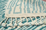 Turquoise Berber Handmade Rug | Light Blue Area Rugs
