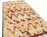 Vintage Moroccan Rug - Black And Red Rugs