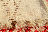 Vintage Moroccan Rug - Black And Red Rugs - Illuminate Collective