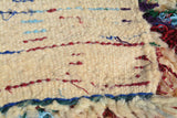 Vintage Moroccan Rug - Brown And Blue Rugs - Brown Vintage Rugs