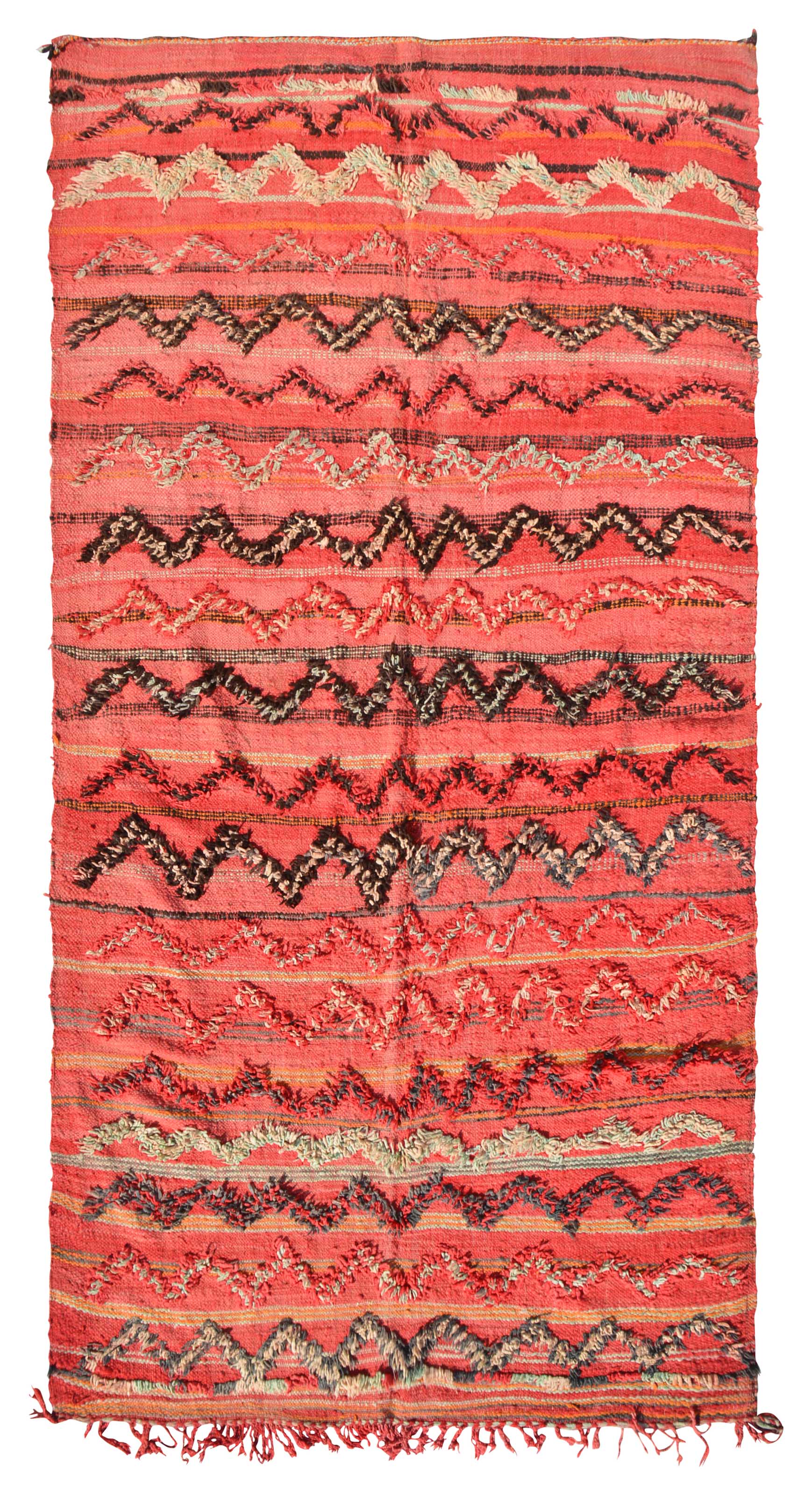 Vintage Moroccan Rug Red Vintage Rug - Vintage Moroccan Rug  illuminate collective