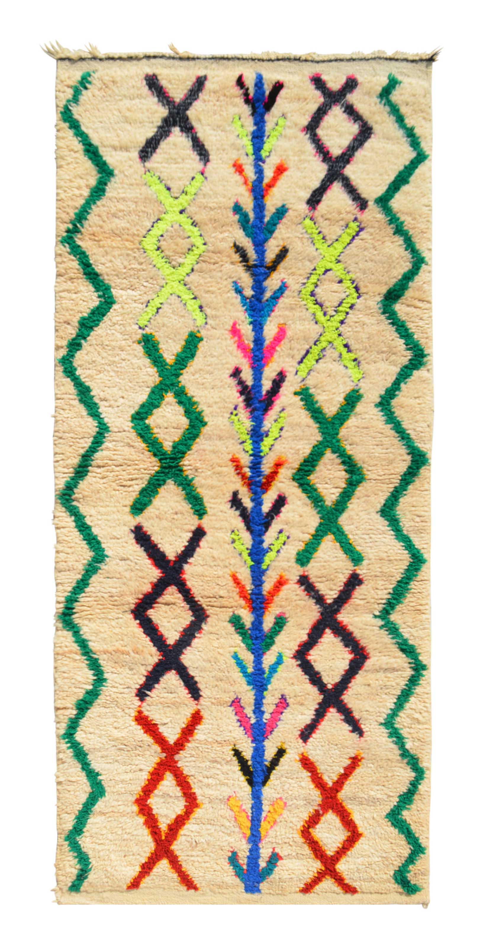 Vintage Moroccan Rug - Vintage Retro Rugs - Traditional Berber Rug