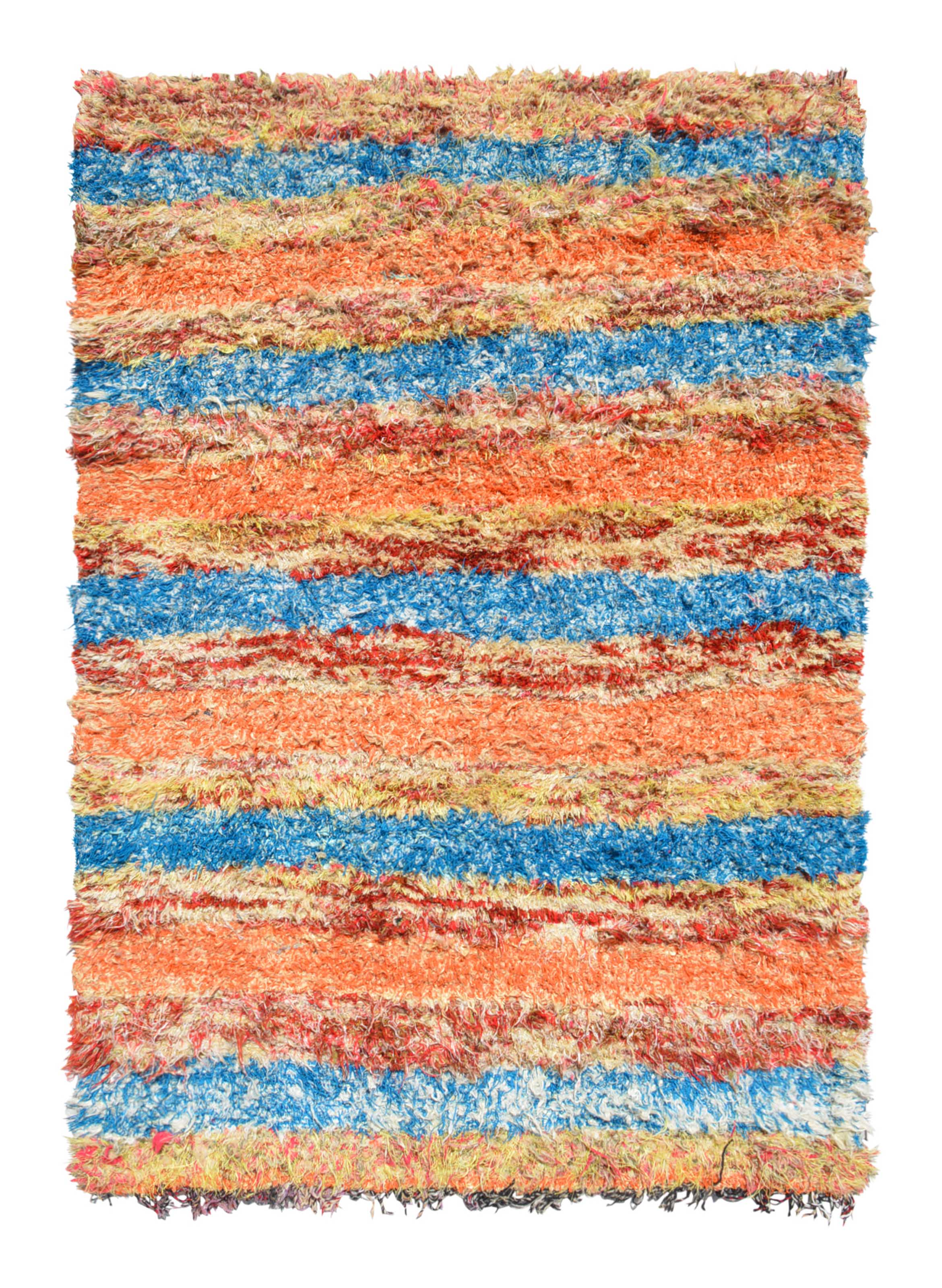 Vintage shaggy Moroccan Rug