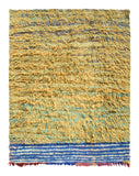 Vintage Yellow Bliss Shaggy Vintage Rug - Add a touch of warmth to your home