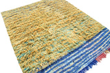 Vintage Yellow Bliss Shaggy Vintage Rug - Add a touch of warmth to your home