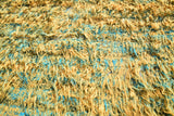 Vintage Yellow Bliss Shaggy Vintage Rug - Add a touch of warmth to your home