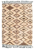 White And Brown Rugs - New Moroccan Rug