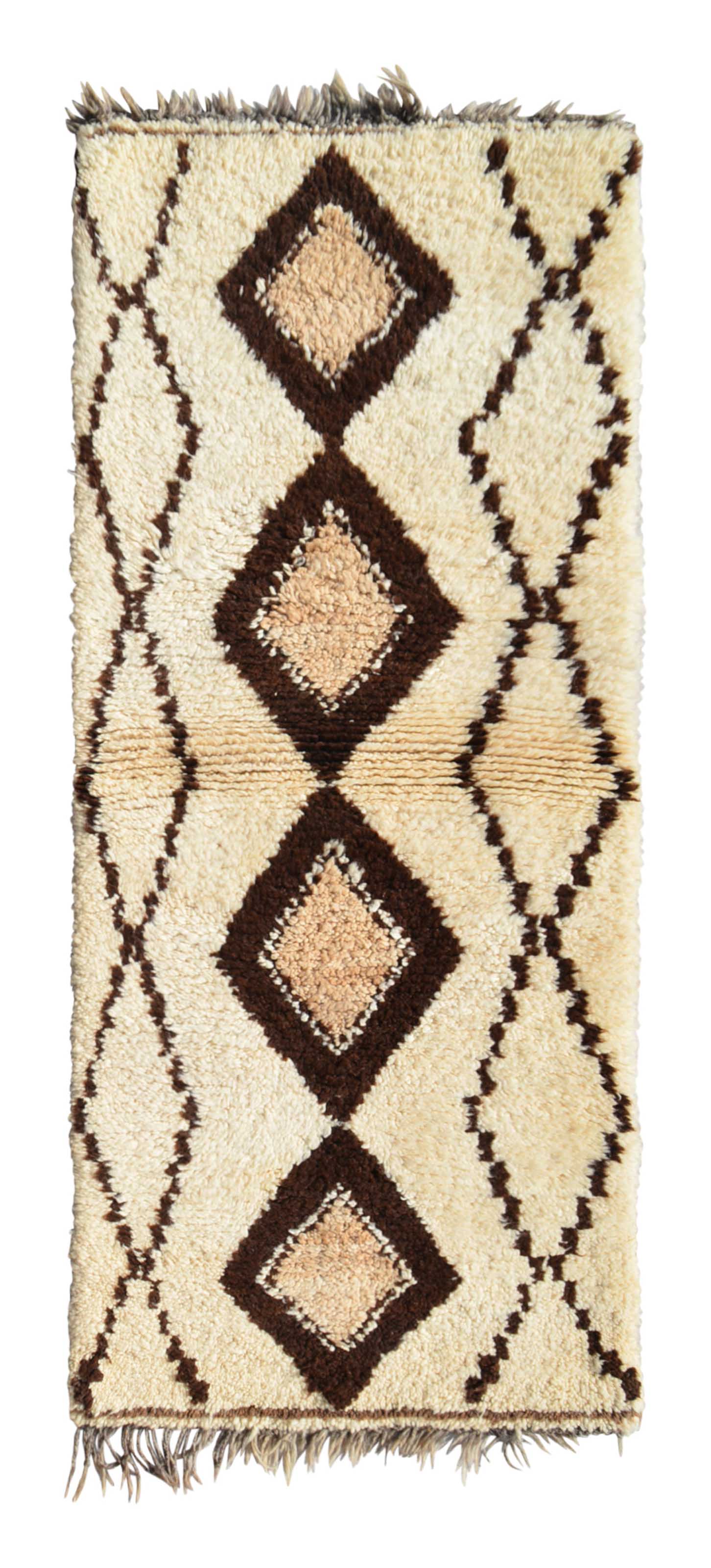 White Vintage Rug - Vintage Moroccan Rug