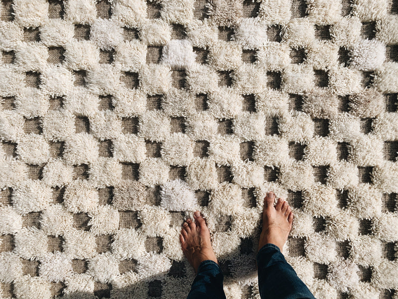 Barefoot Season: The Tactile Joy of Hand-Knotted Wool