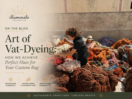 Art of Vat-Dyeing: How We Achieve Perfect Hues for Your Custom Rug