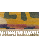 Abstract Handmade Moroccan Wool Rug | 4 x 6