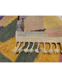 Abstract Handmade Moroccan Wool Rug | 4 x 6
