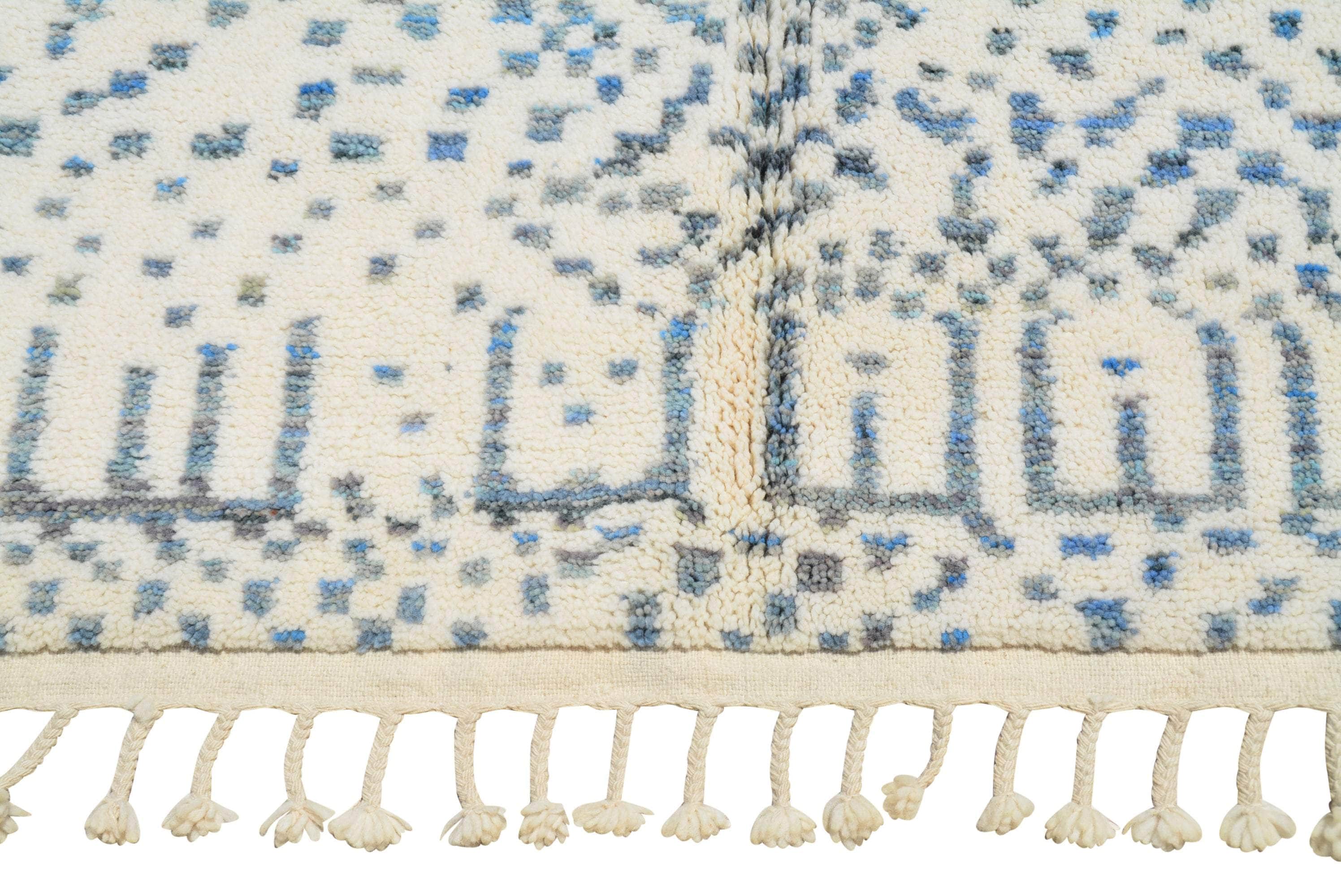 Aqua Mosaic: Handmade Moroccan Rugs | Artistic Elegance