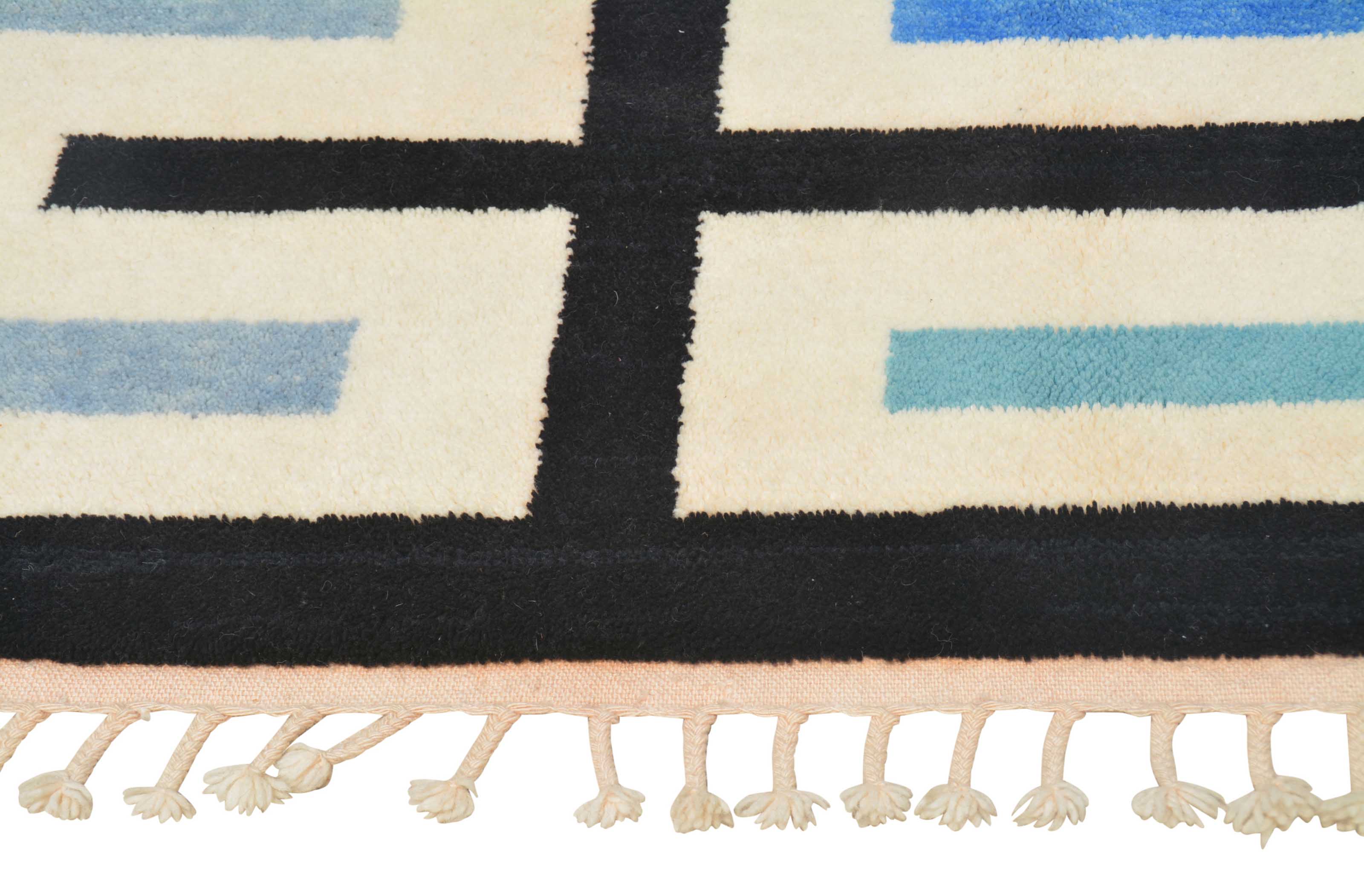 Aqua Wave Living Room Rug - Coastal Elegance | Illuminate Collective