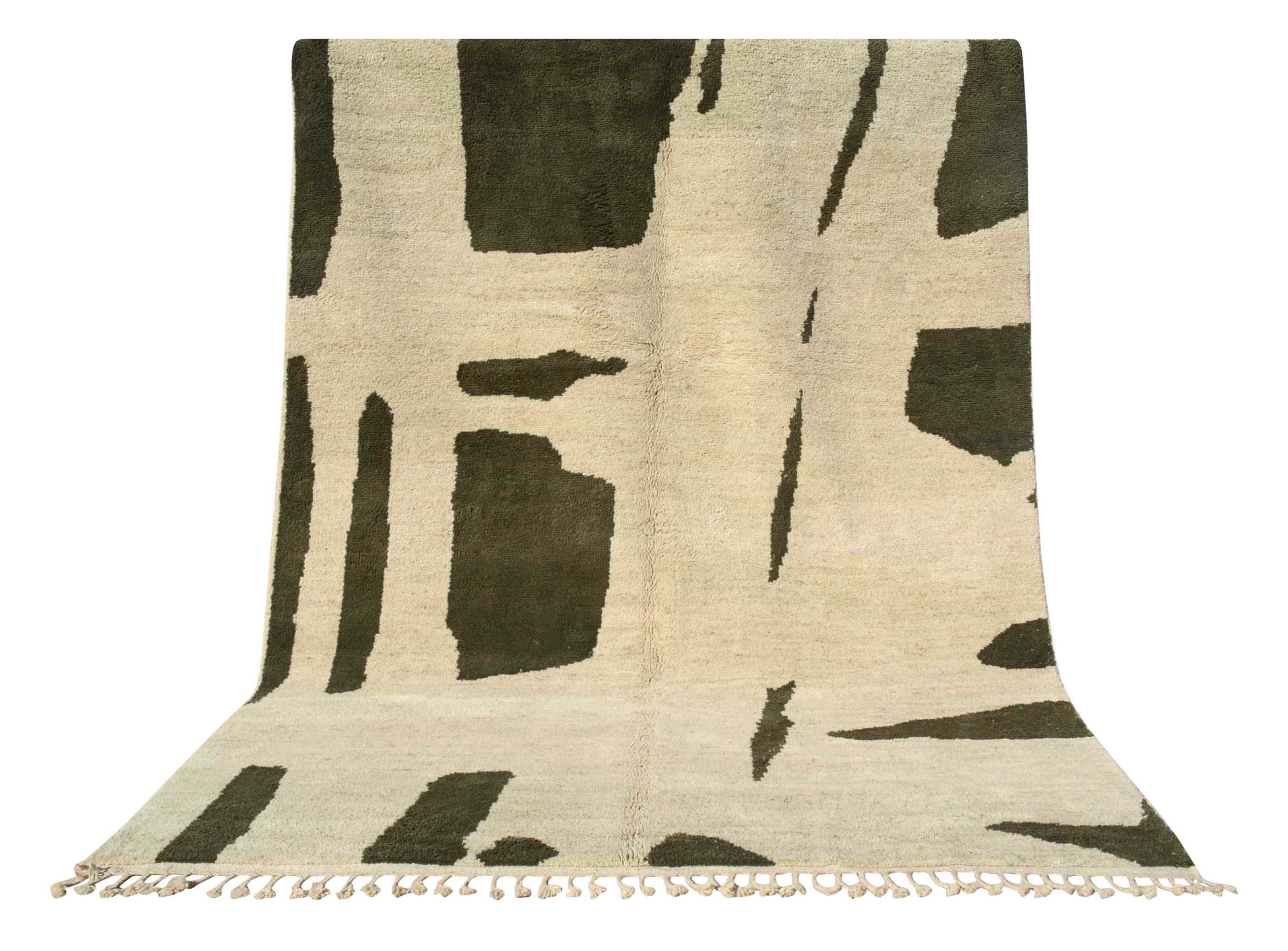 ArtGlow - Illuminate Your Space with Vibrant Green Art Rugs