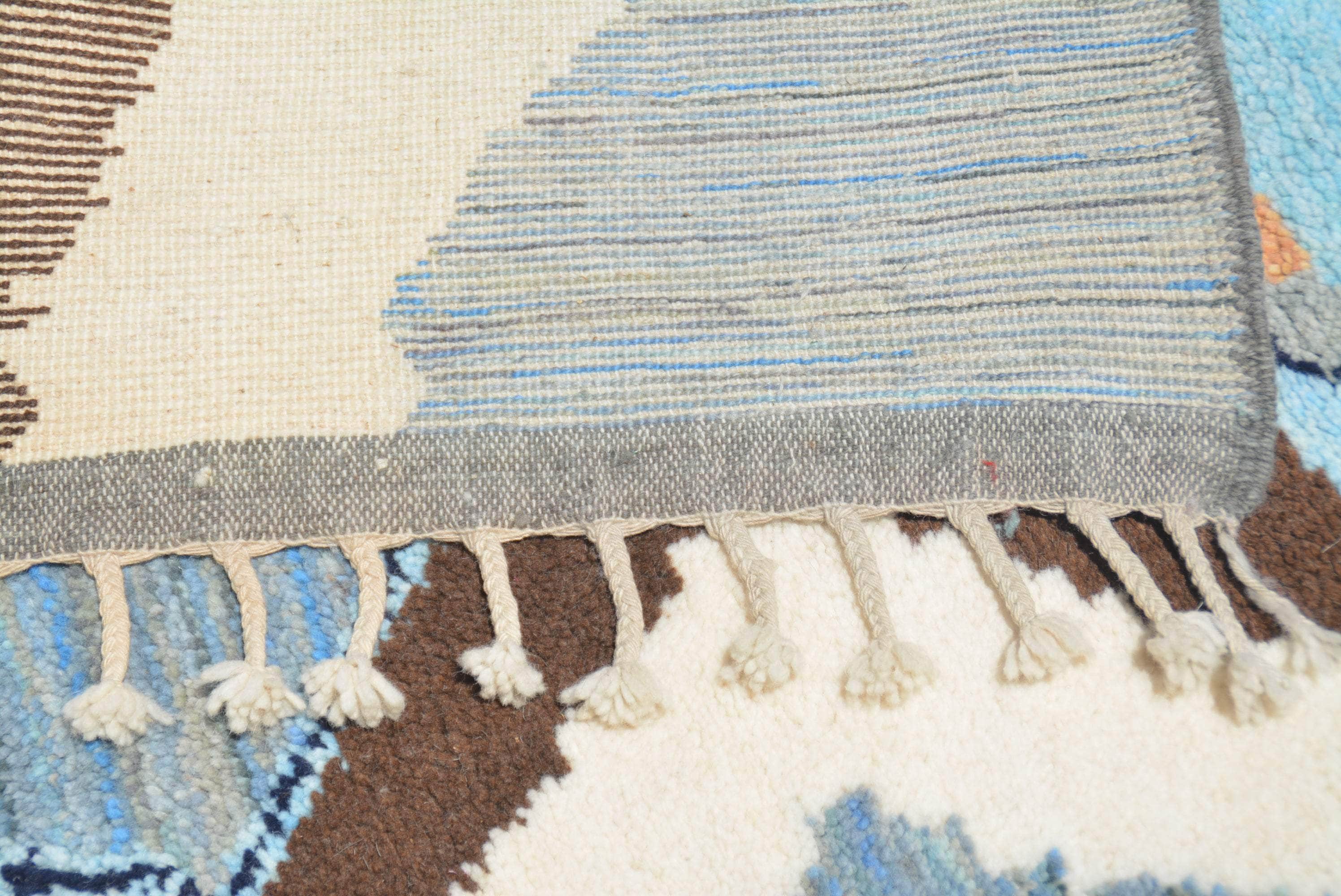 Azure Diamond | Handmade Moroccan Rug with Stunning Brilliance