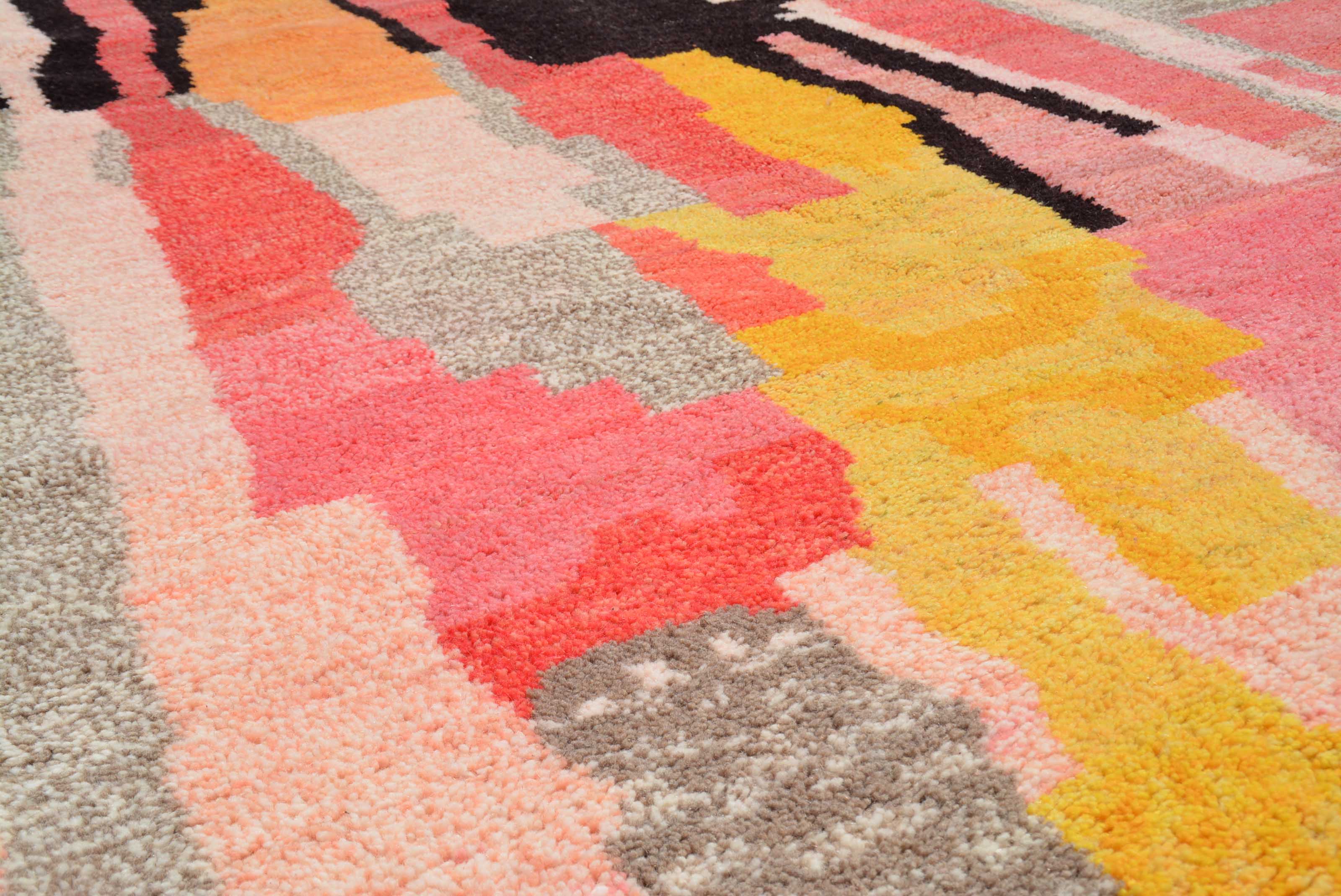 Be pink Moroccan Rug