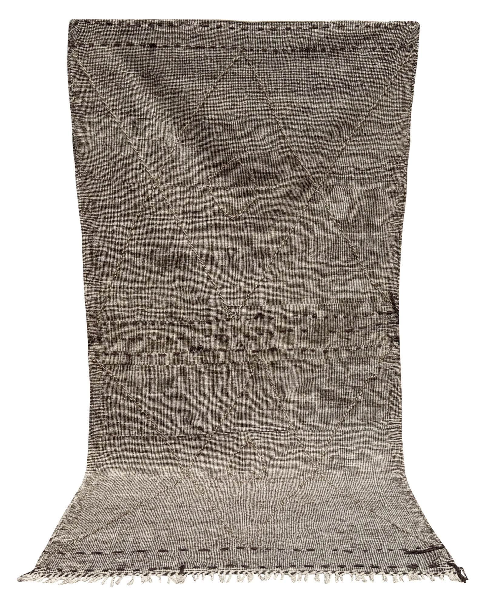 Black & White Vintage Moroccan Flatweave | 5x8