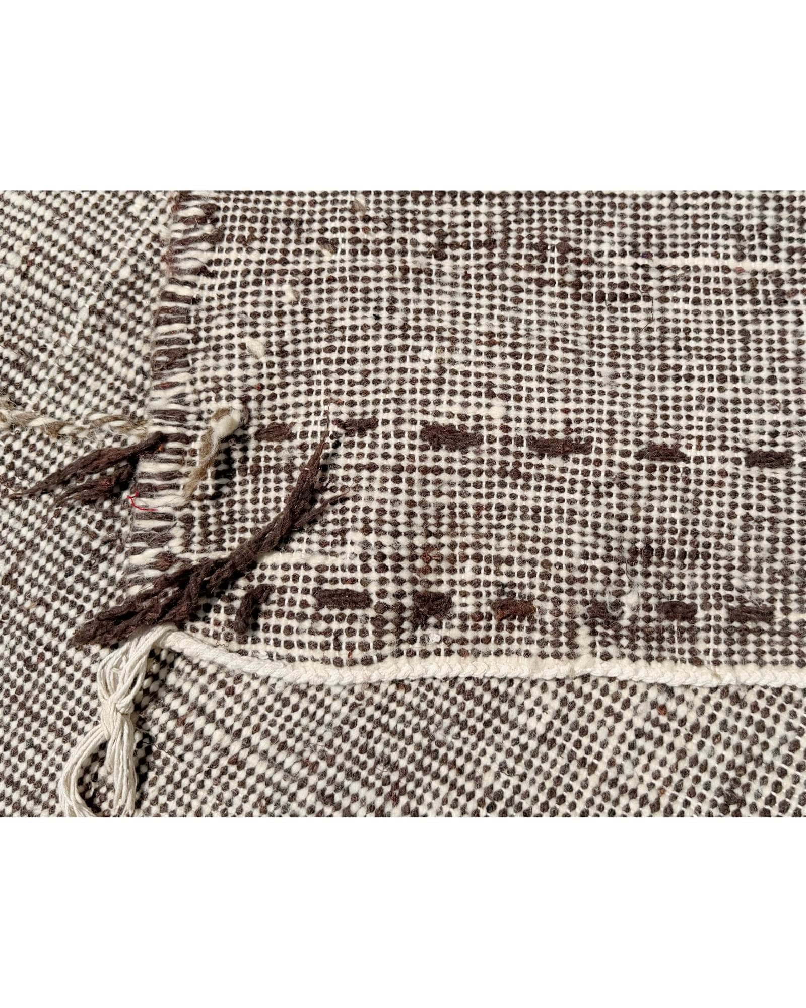 Black & White Vintage Moroccan Flatweave | 5x8