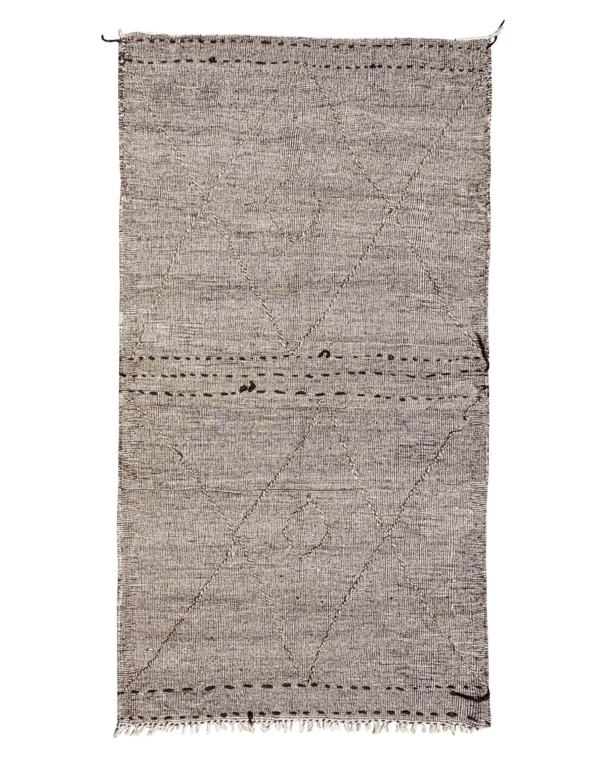 Black & White Vintage Moroccan Flatweave | 5x8