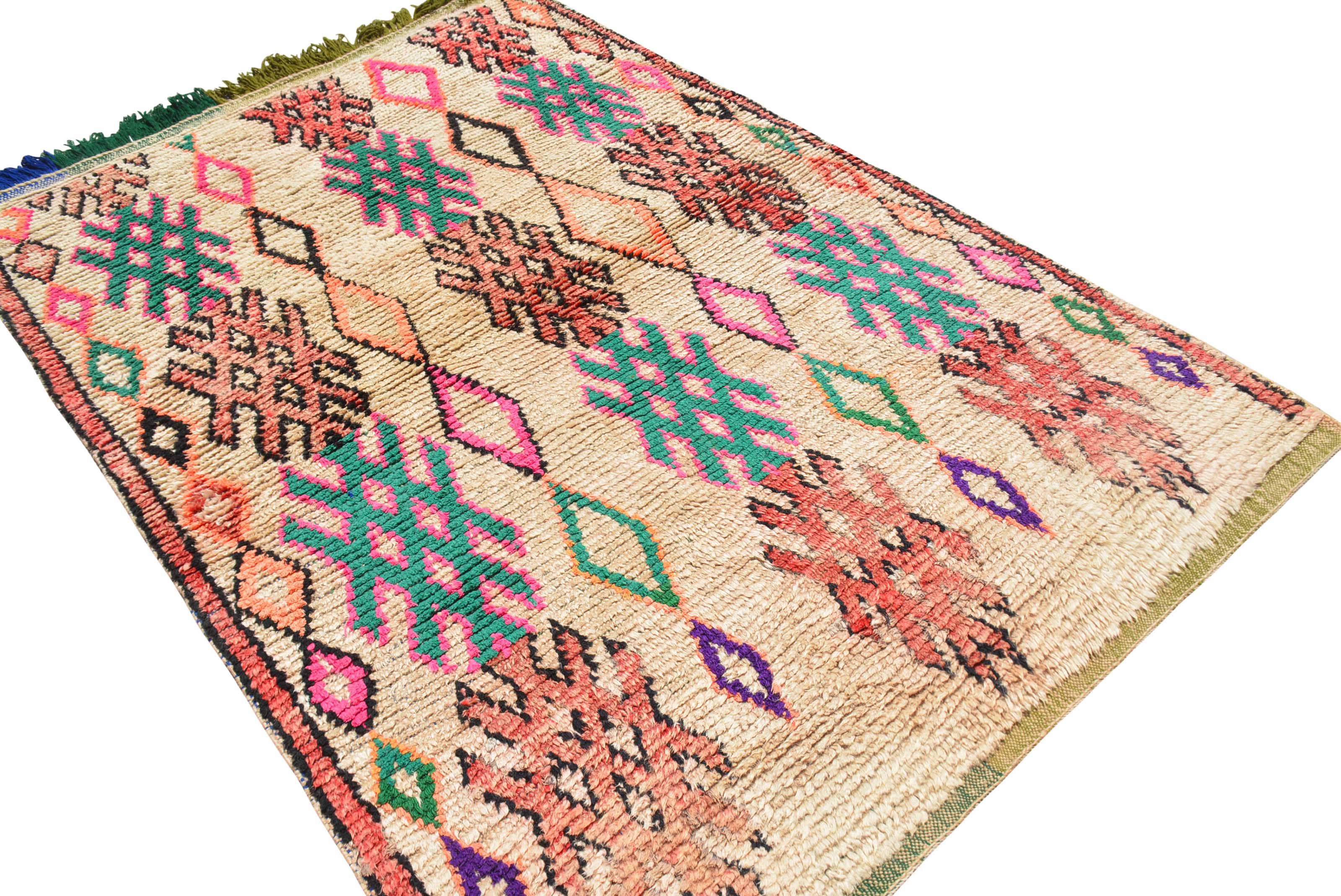 Block Party - Vintage Moroccan Rug 