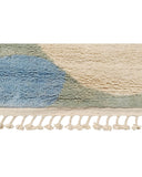 Blue & Green Abstract Handmade Rug | 8 x 10