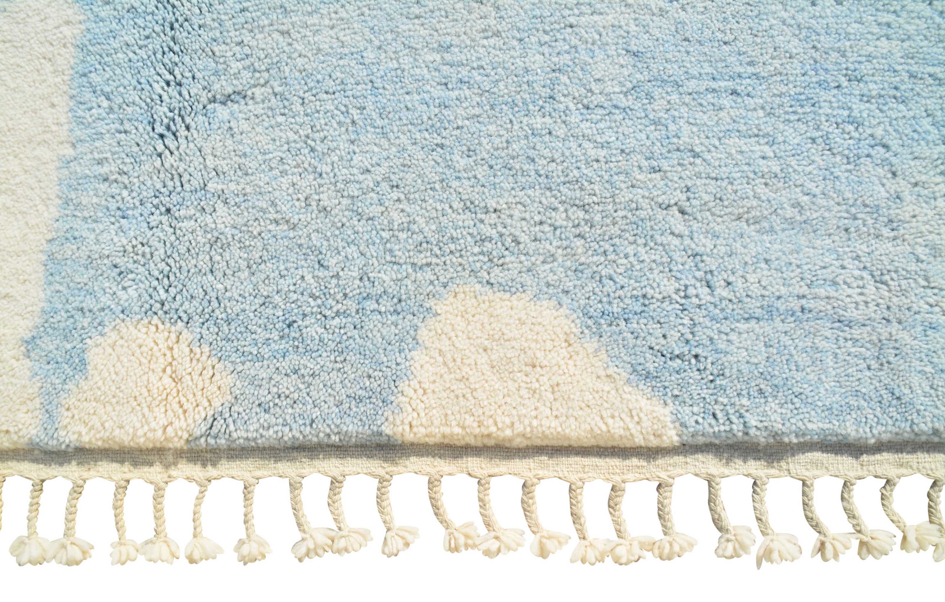 Blue Lips Handmade Moroccan Rug