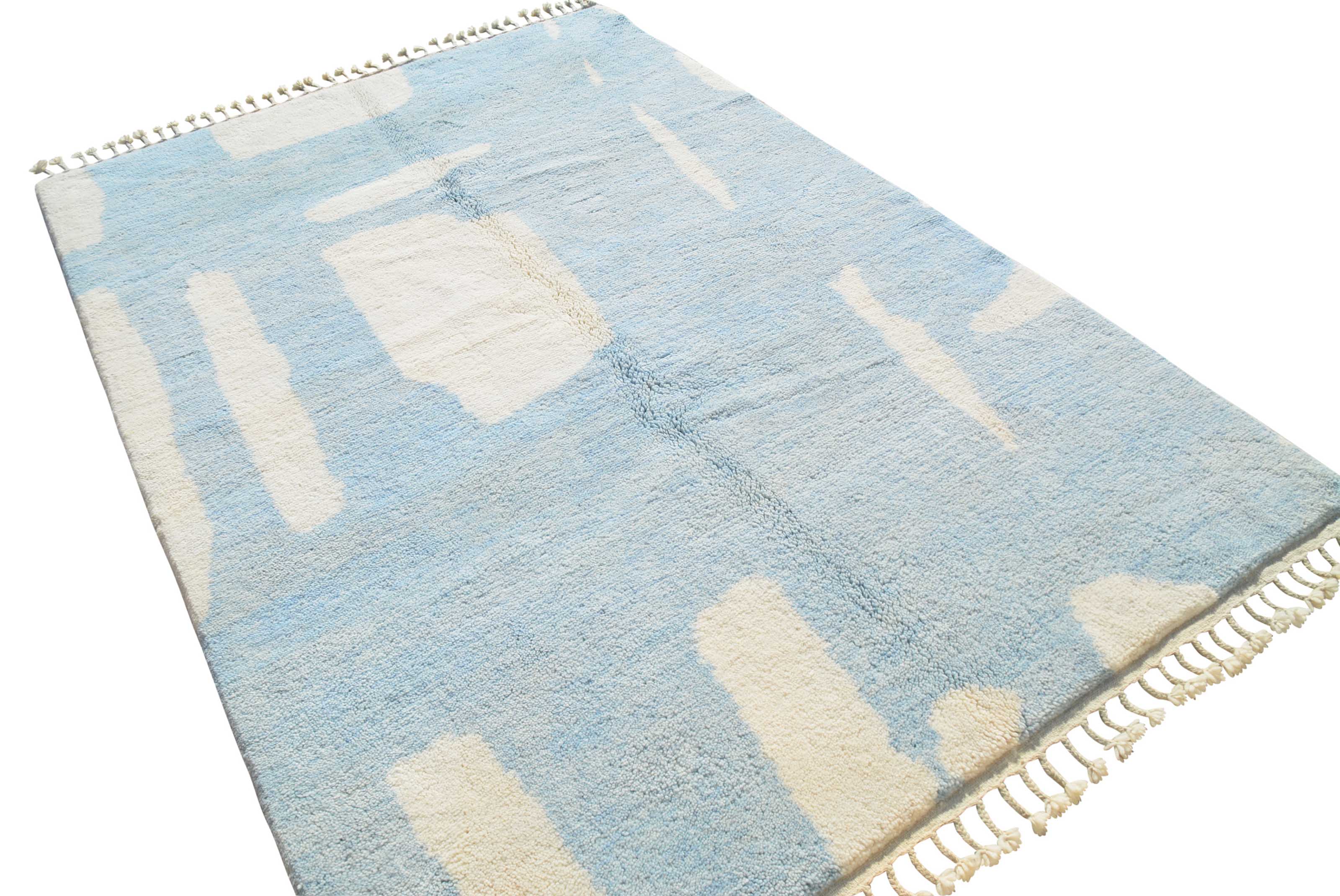 Blue Lips Handmade Moroccan Rug