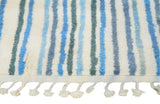 Blue Stripes Area Rug - Contemporary Elegance for Your Space | Illuminate Collective