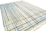 Blue Stripes Area Rug - Contemporary Elegance for Your Space | Illuminate Collective
