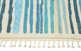 Blue Veil | Handmade Moroccan Rug with Tranquil Elegance