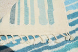 Blue Veil | Handmade Moroccan Rug with Tranquil Elegance