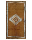 Brown Vintage Moroccan Rug | 6x12 Beni Ourain