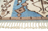 Classic Blue Berber Designer Rug - Timeless Elegance | Illuminate Collective