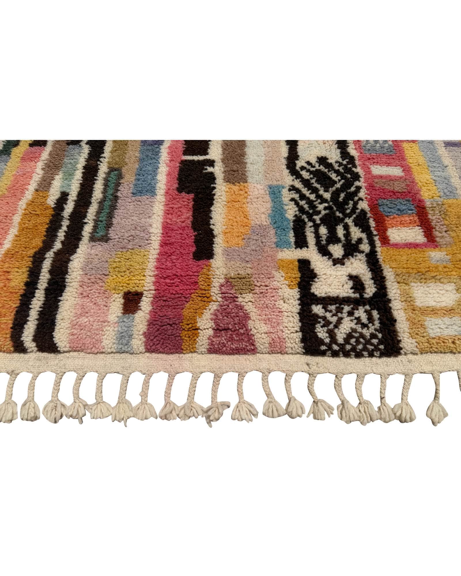 Colorful Azilal Handmade Moroccan Rug | 5x8