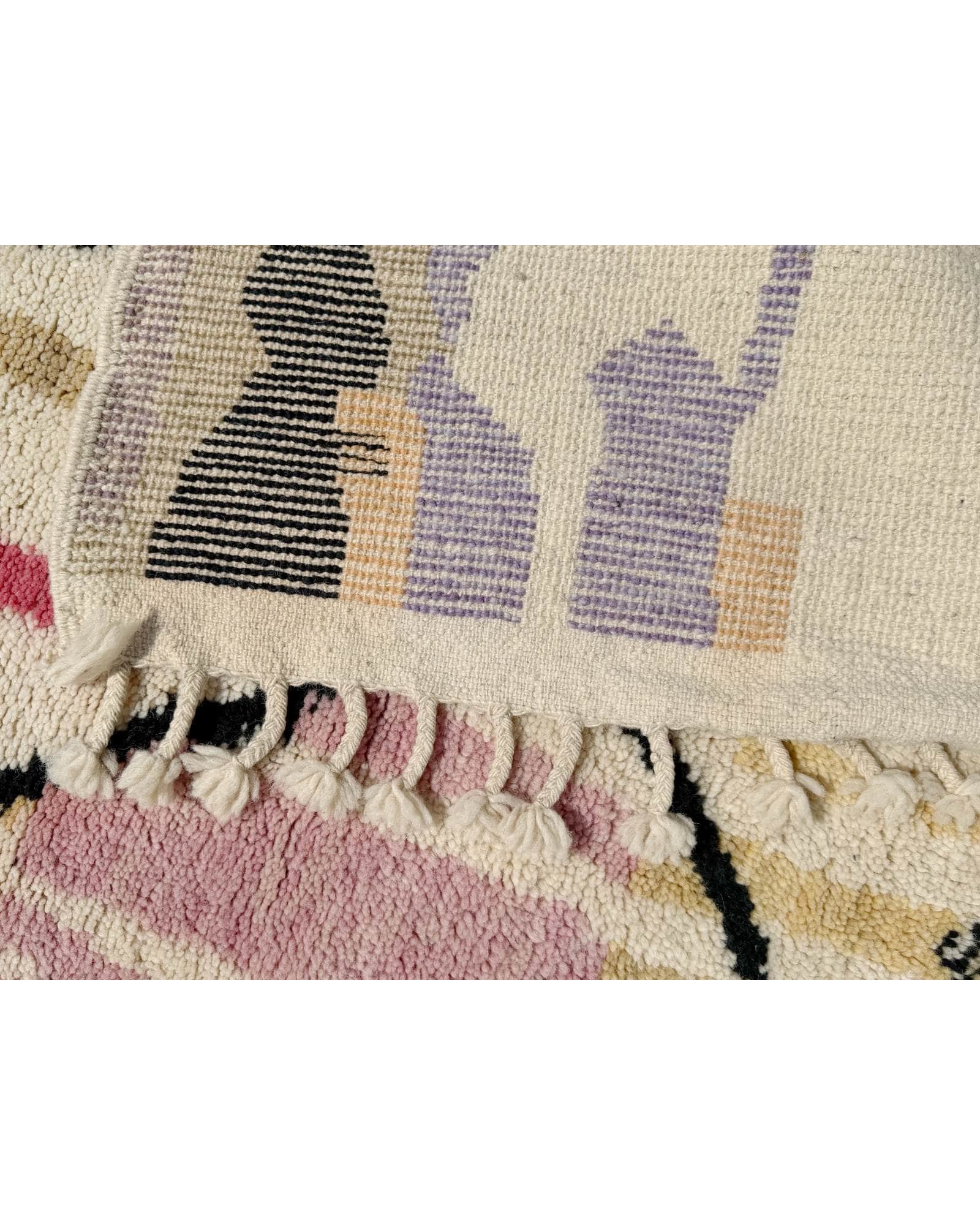 Colorful Beni Ourain Handmade Rug | 8 x 10