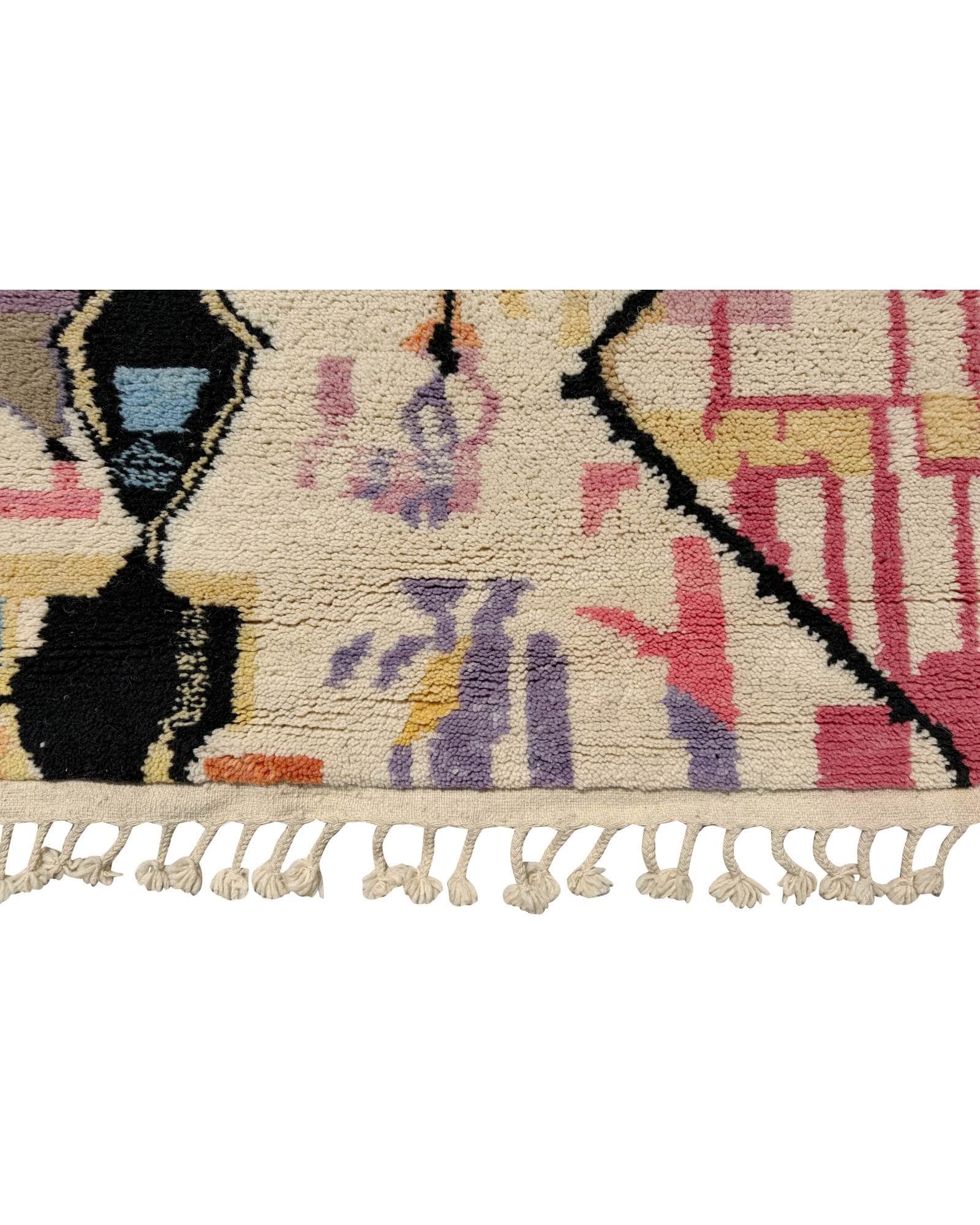 Colorful Beni Ourain Handmade Rug | 8 x 10