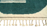 Discover Modern Azure: A Contemporary Teal Rug for Stylish Living Spaces