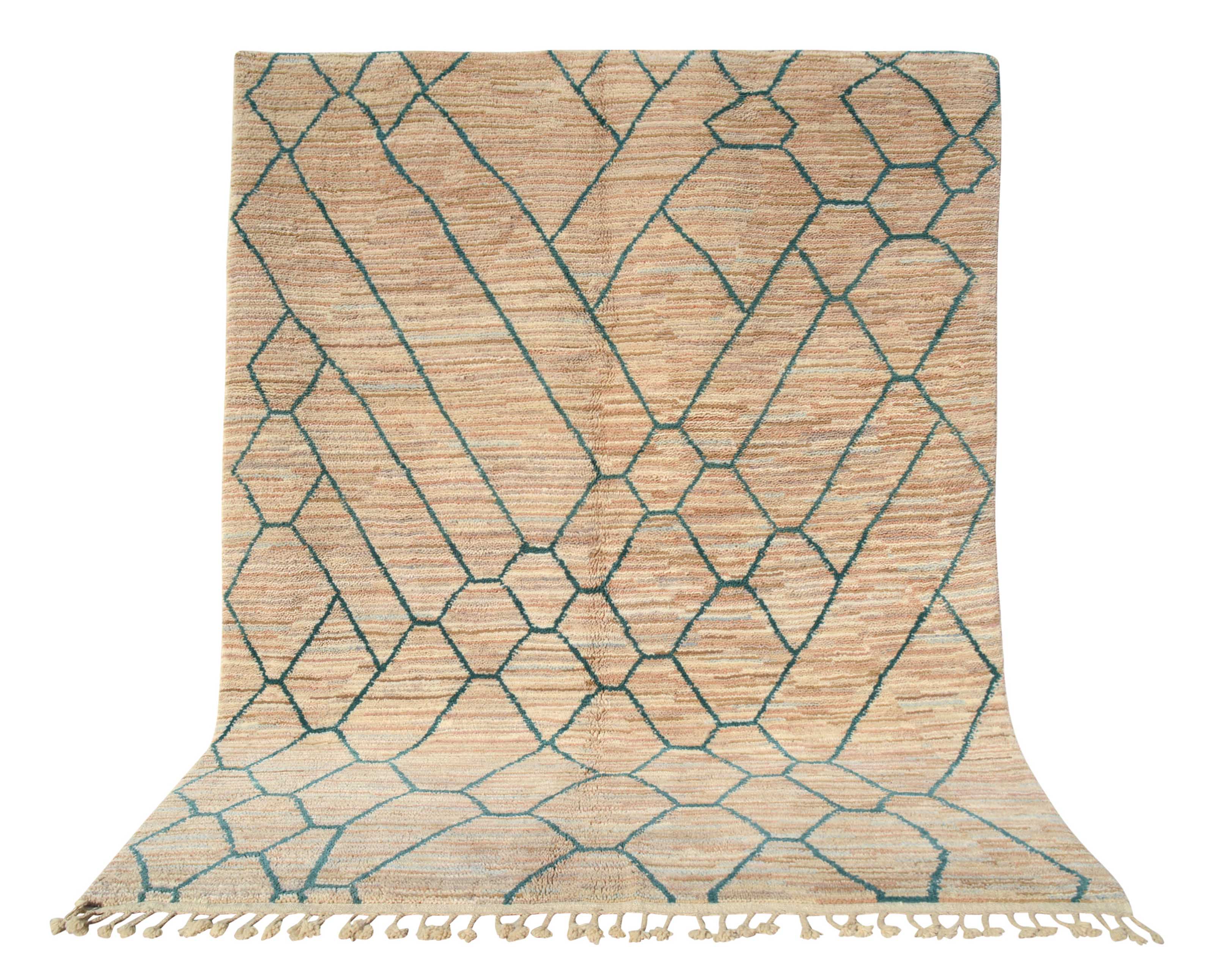 Discover Tranquility with our Nomadic Dusk Handmade Rug Collection
