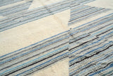 Discover Tranquility with Skyway - Handmade Blue Arrow Rugs