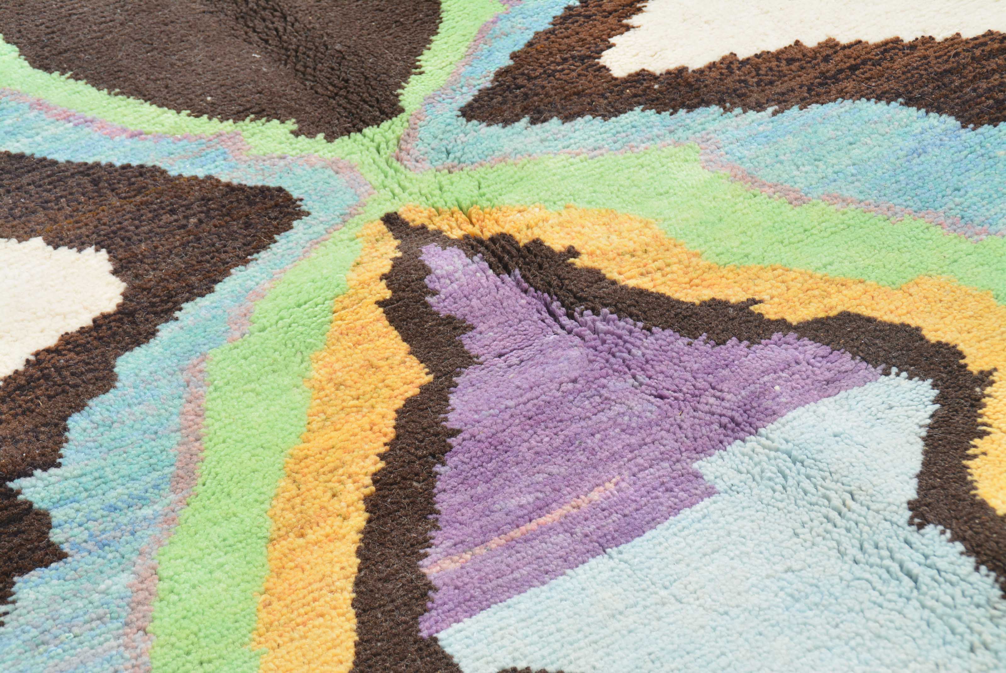 Earthbound | 8'x10' Abstract Geometric Moroccan Living Room Rug