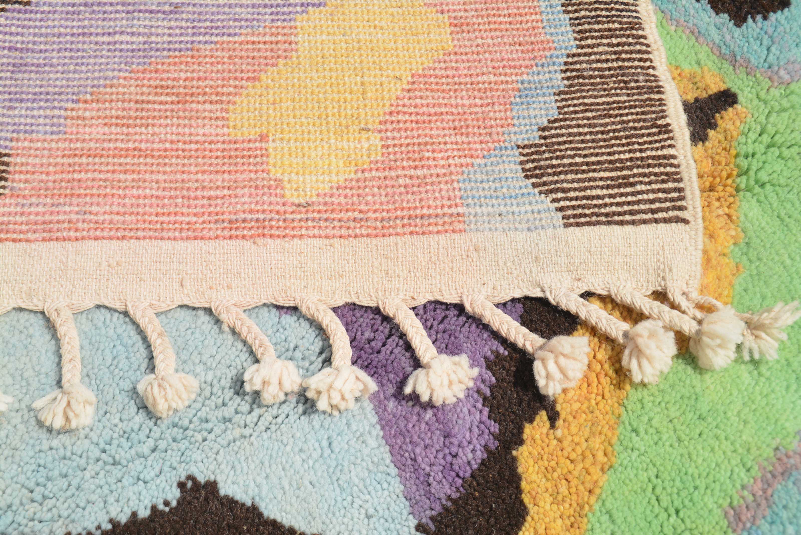 Earthbound | 8'x10' Abstract Geometric Moroccan Living Room Rug